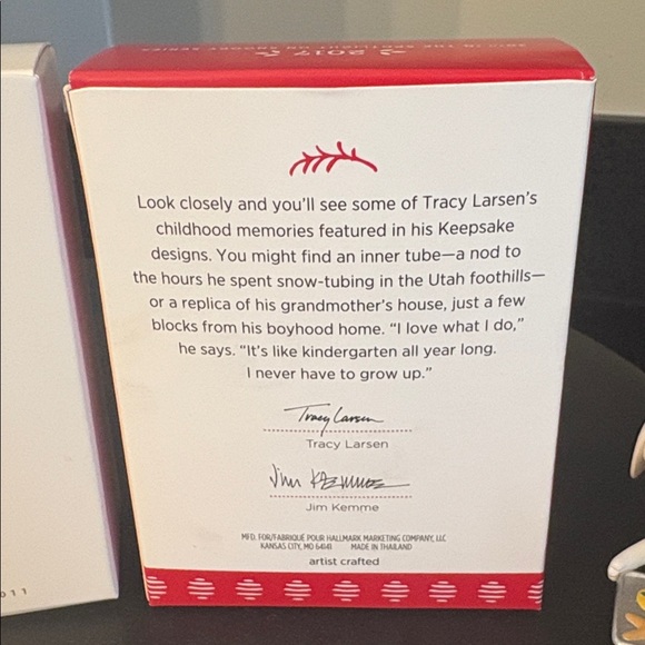 *2 Hallmark Snoopy Ornaments: Grill Master & Baker Snoopy Christmas Holiday Kids - Picture 7 of 8